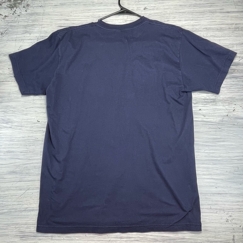 Shirt Woot Duck Tee Navy Blue Shadow Puppet Short - Picture 2 of 7